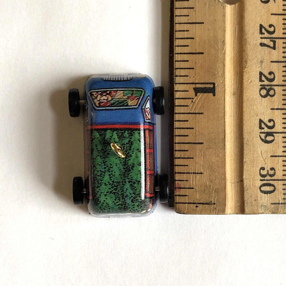 Hallmark Pressed Tin Truck Keepsake Miniature Ornament On the Road #4 1996 Vtg - Picture 8 of 13